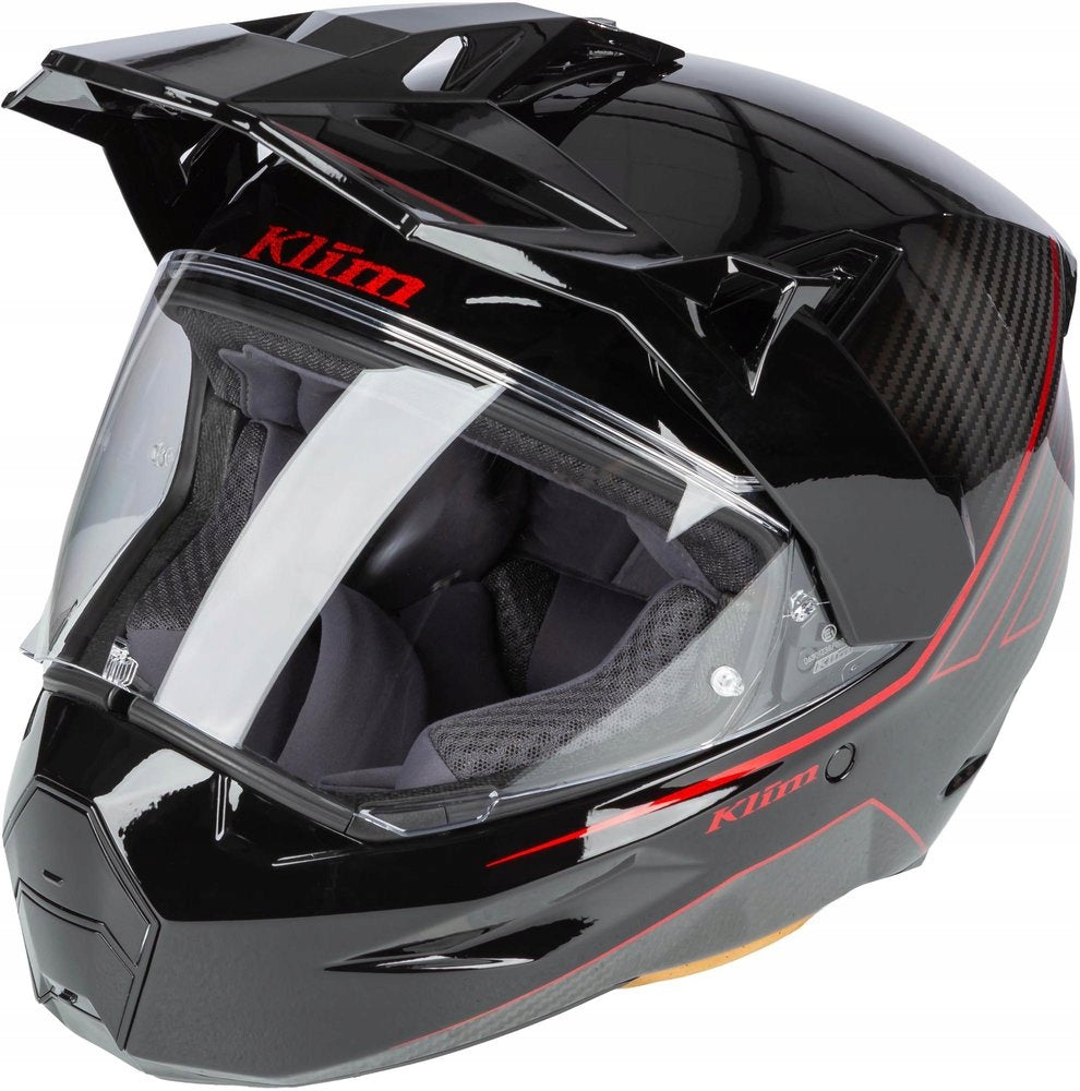 Helmet Klim X1 Alpha LG Quanta Gloss Black - Fiery Red