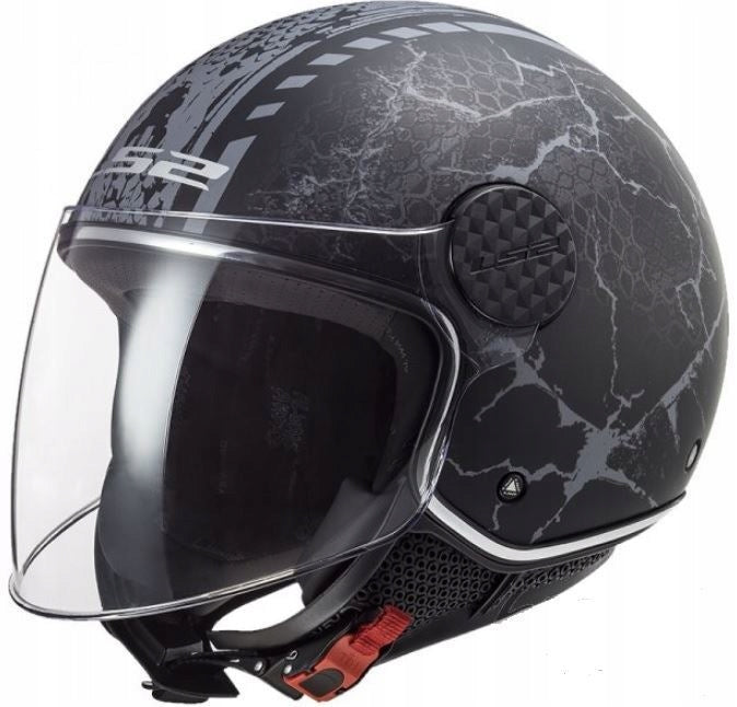 Helmet LS2 Sphere lux snake bl. matt titan size. M