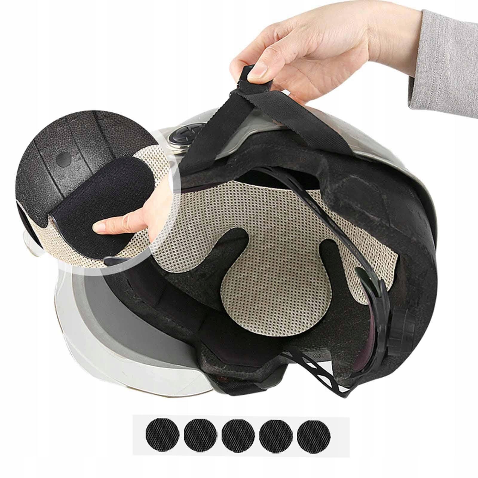 Helmet Liner Pad Breathable Motorcycle Padding Insert Cushion Mat Apricot
