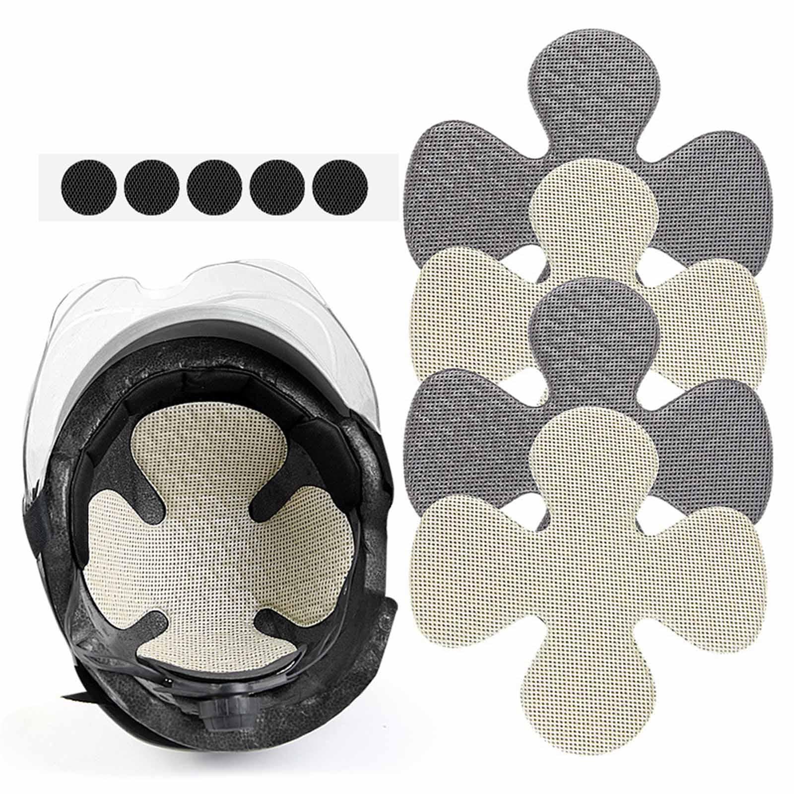 Helmet Liner Pad Breathable Motorcycle Padding Insert Cushion Mat Gray Packaging status original