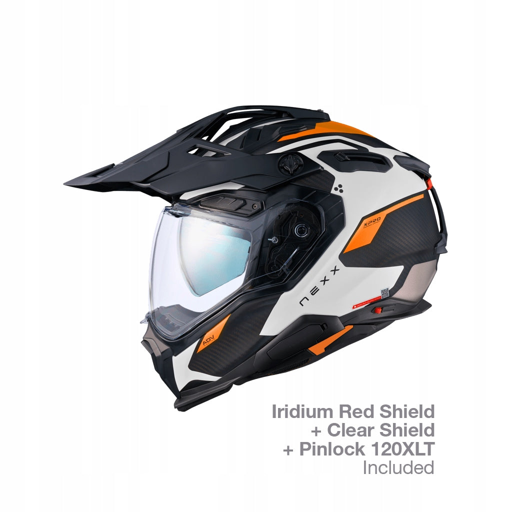 Helmet NEXX X.WED 3 Keyo White/Orange MT size L