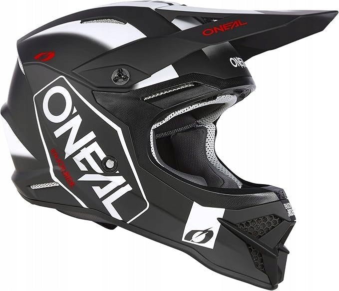 Helmet O'NEAL 3SRS HEXX V for motocross MX Enduro black Size universal