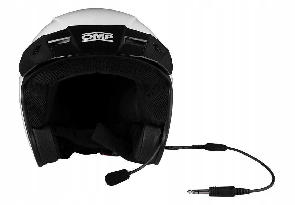 Helmet OMP Star-J with intercom KJS ECE 22.05 white size. L Manufacturer's catalog number SC607I020L