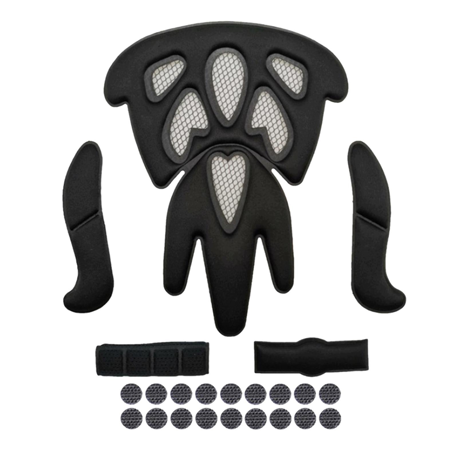 Helmet Padding Kit Bike Helmet Pads Washable Sponge Pads Foam Flame Shape Packaging status original