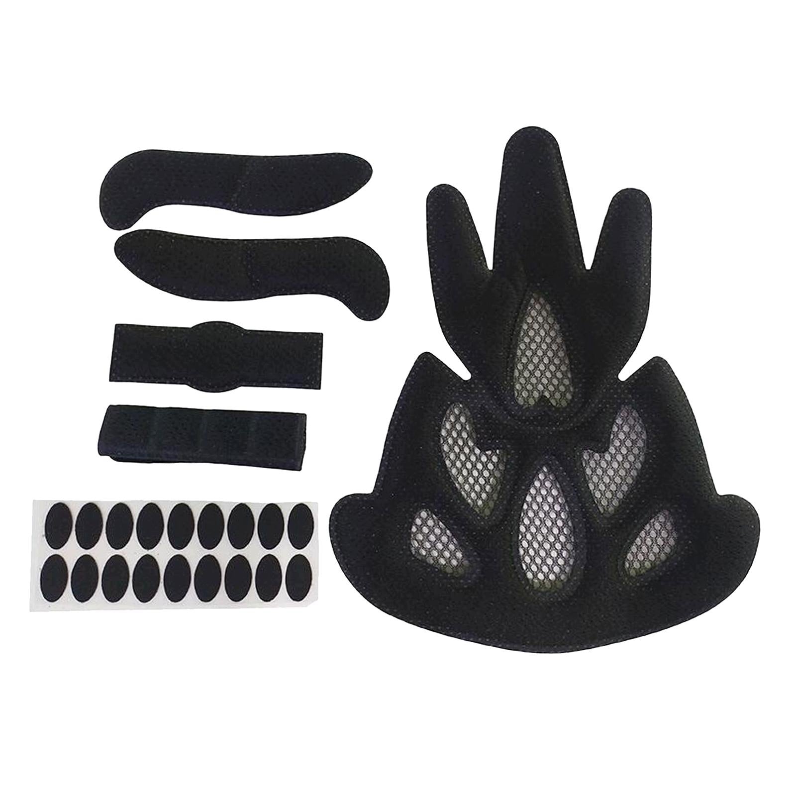 Helmet Padding Kit Bike Helmet Pads Washable Sponge Pads Foam Flame Shape