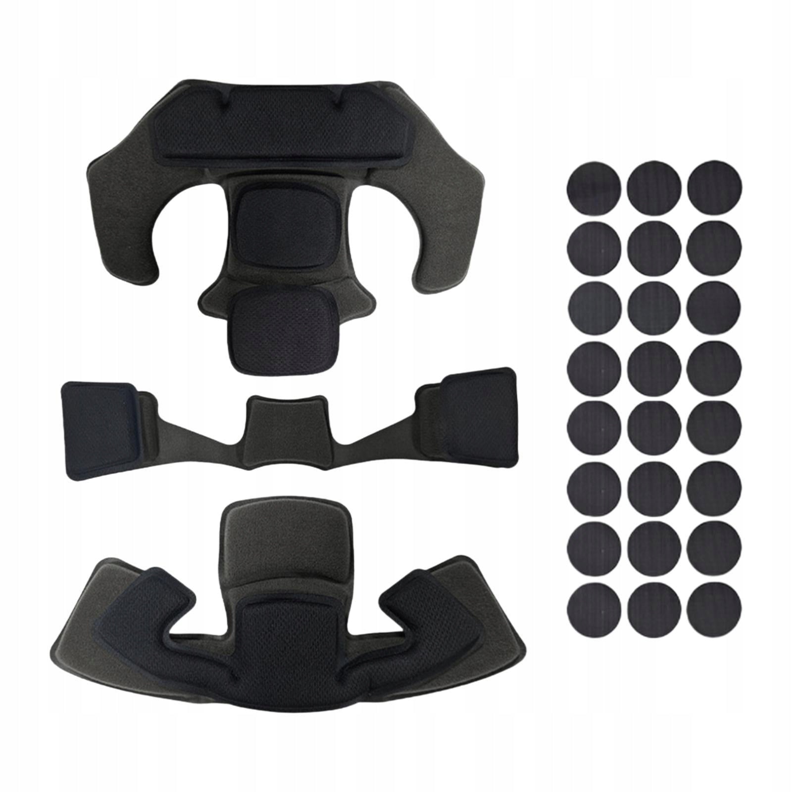 Helmet Padding Kit Comfortable Versatile Protective Inner Mats Black