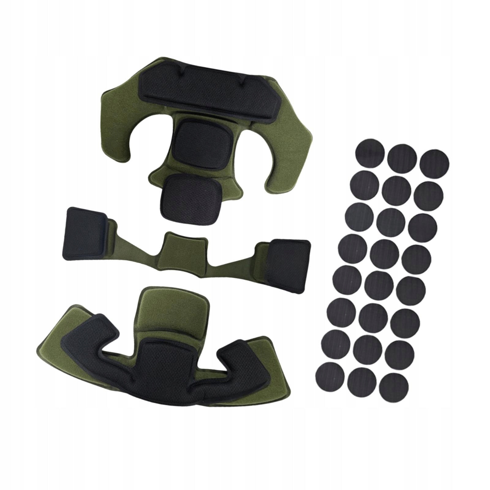 Helmet Padding Kit Comfortable Versatile Protective Inner Mats Green
