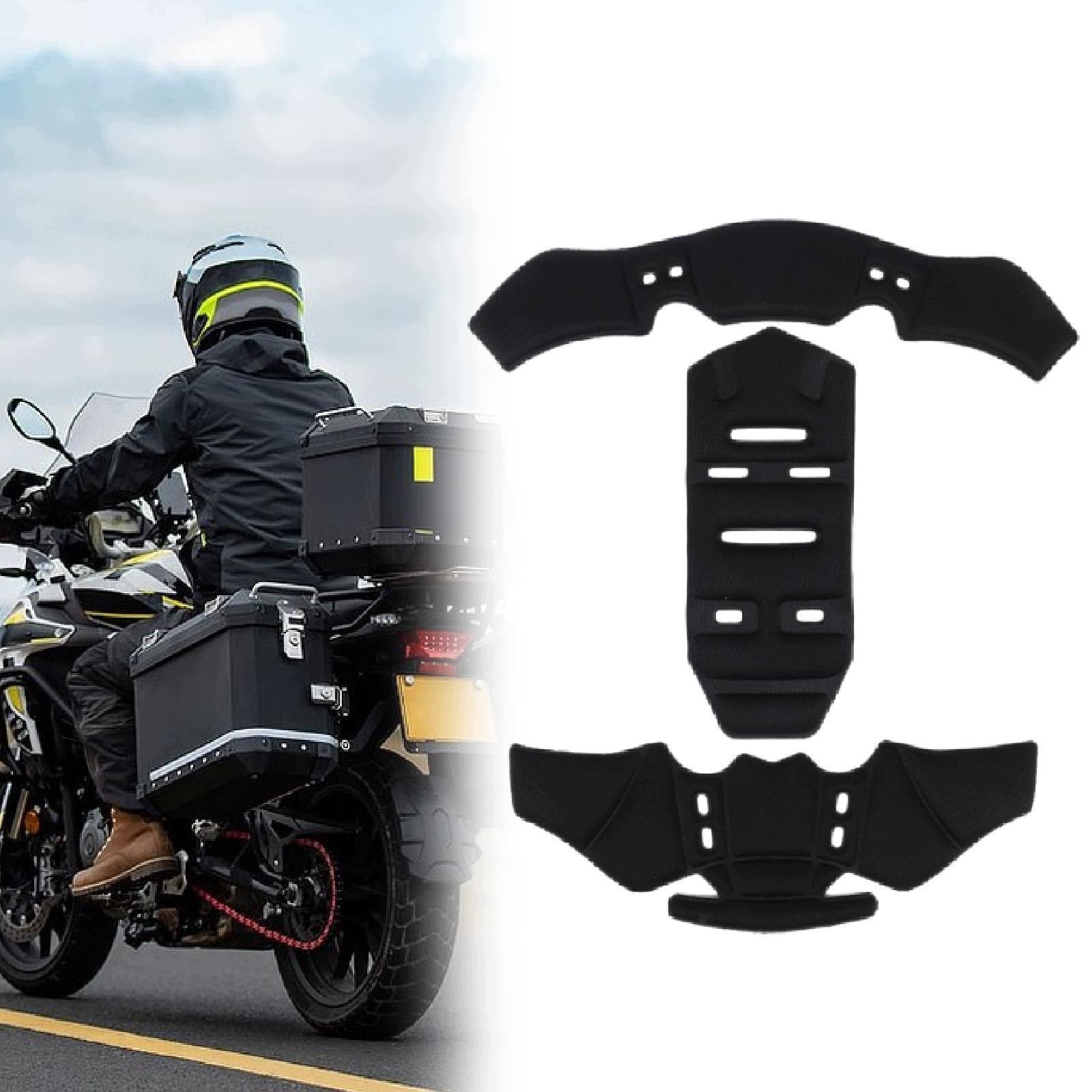 Helmet Padding Kit Soft Helmet Pads Replacement Universal Foam Pads Black