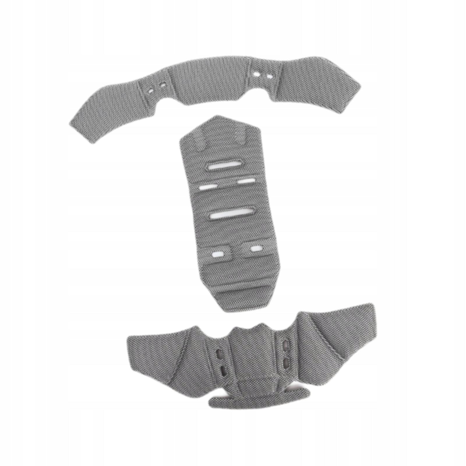 Helmet Pads Comfortable Reusable Insert Breathable Universal Helmet Grey