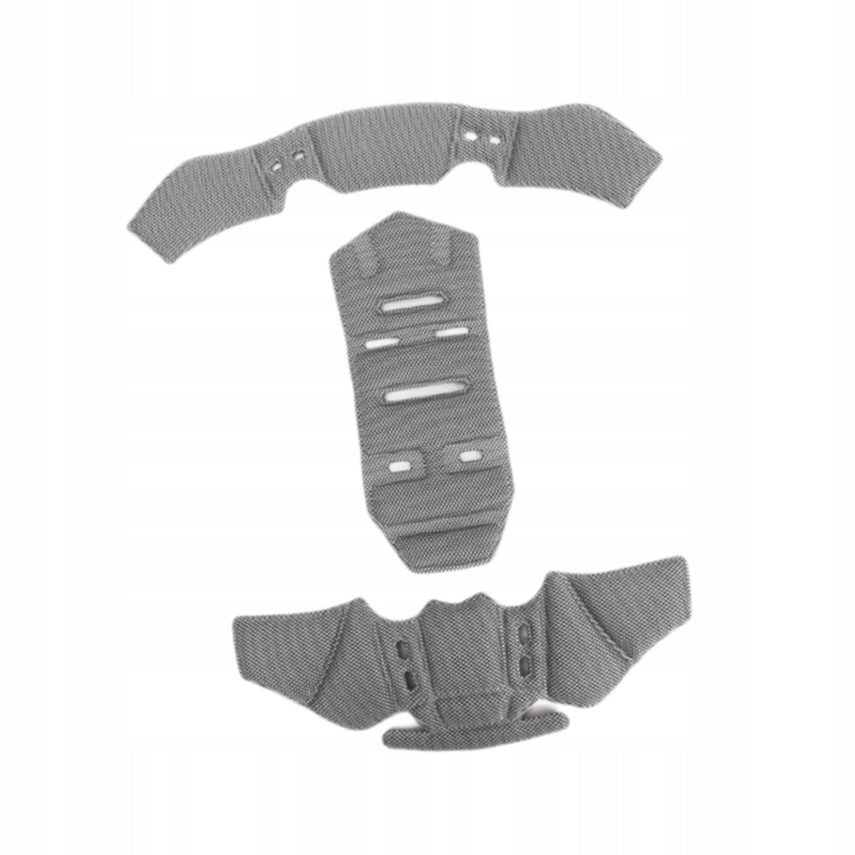 Helmet Pads Comfortable Reusable Insert Breathable Universal Helmet Grey