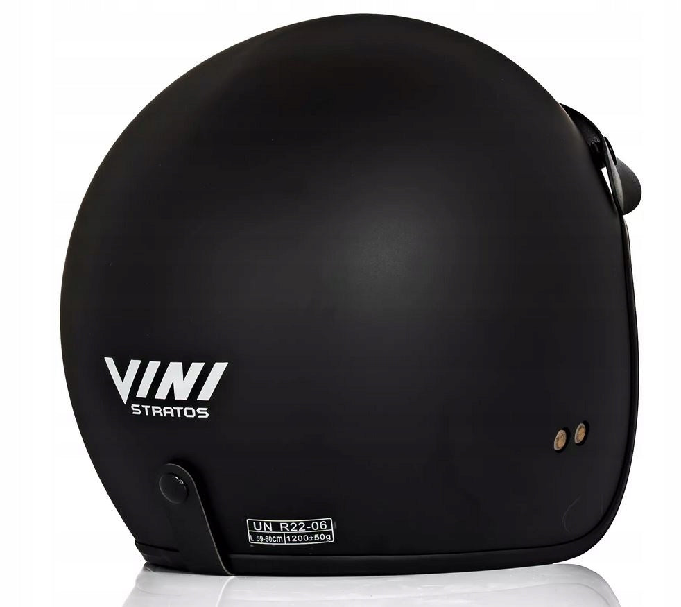 Helmet VINI STRATOS Classic Black Matt size. M Manufacturer no brand
