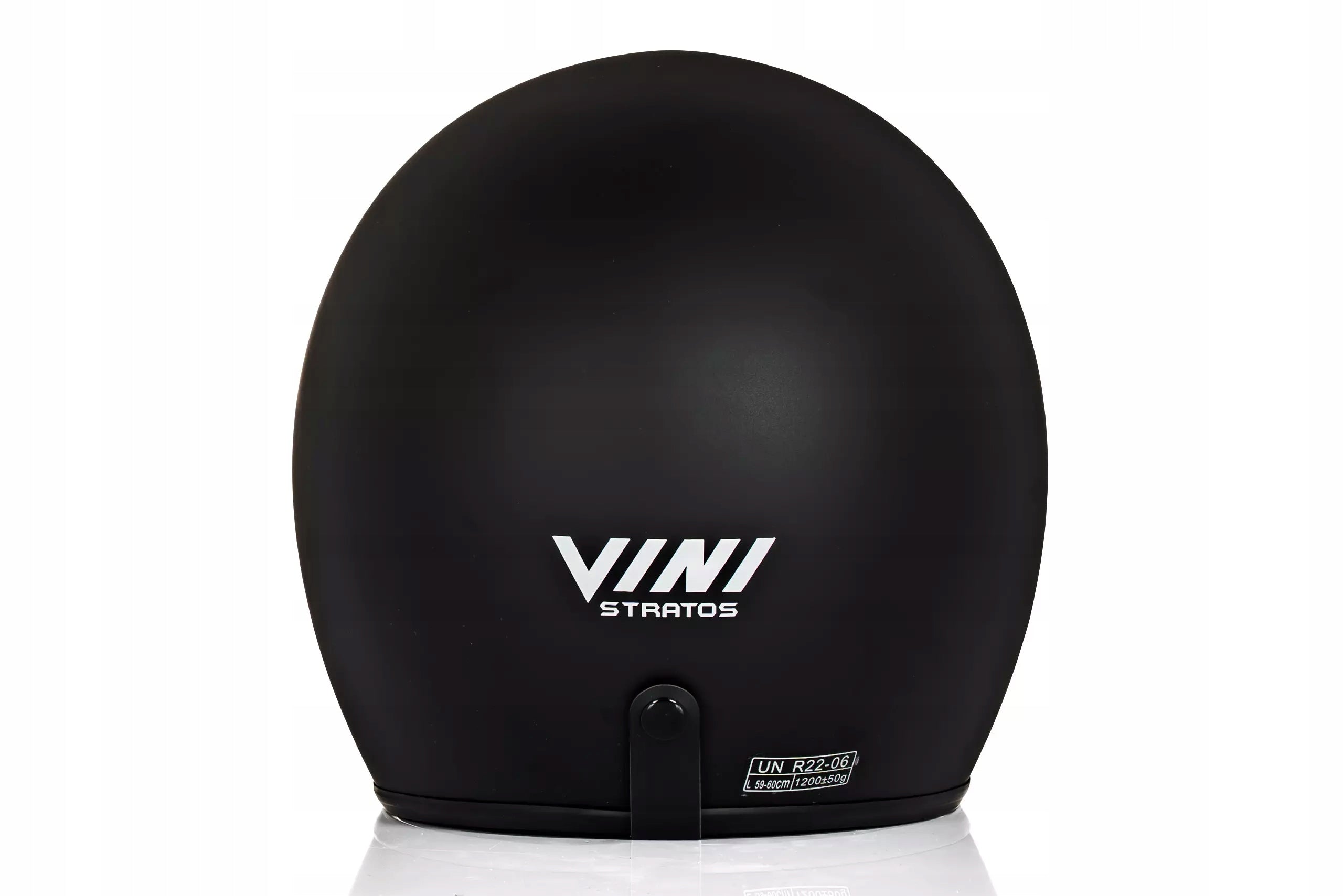 Helmet Vini Stratos black mat L blenda glass walnut chopper bobber cruiser Manufacturer no brand