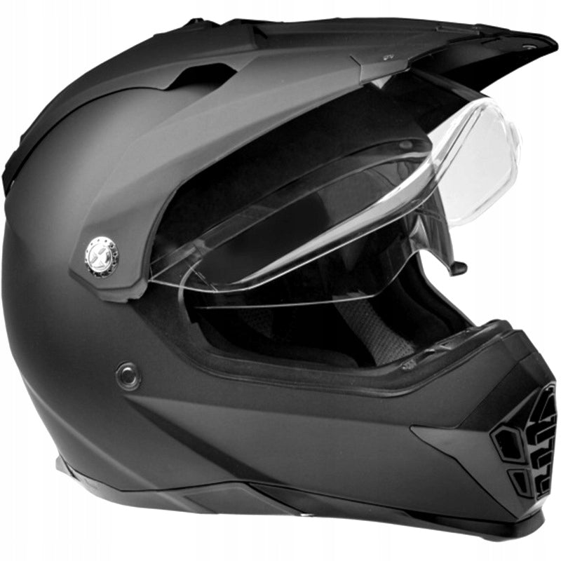 Helmet WL-901 M Black Mat Cross Enduro Atv Quad Blenda Glass Approval Packaging status original