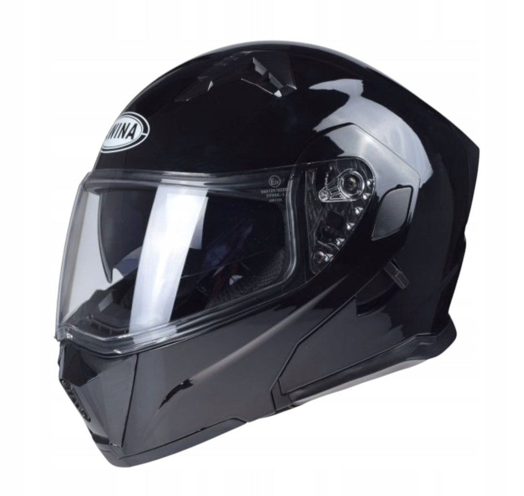 Helmet awina open jaw black L