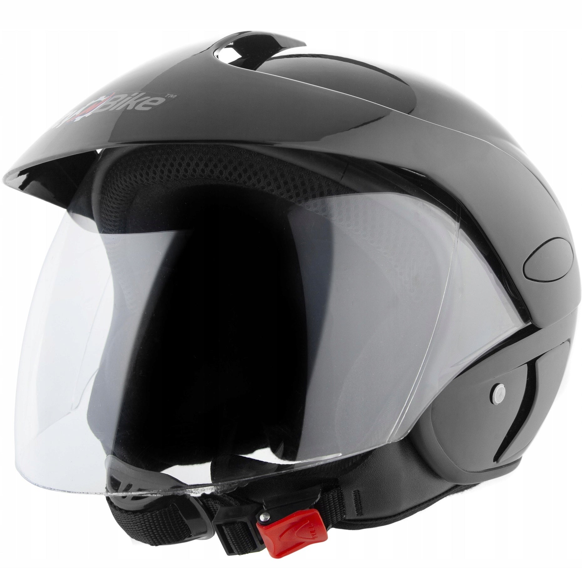 Helmet for Scooter, Scooter, Moped, Bike, Size M black gloss