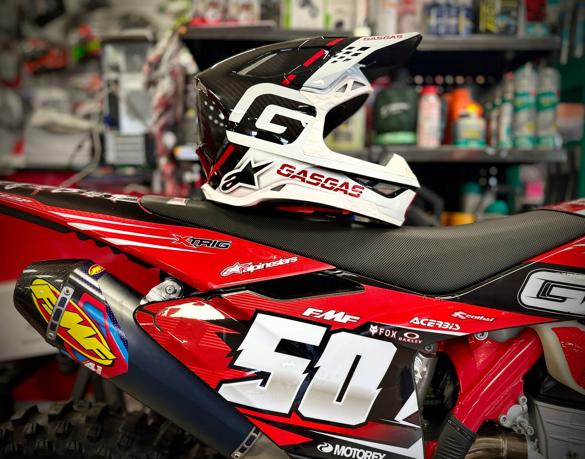 Helmet mx enduro ALPINESTARS SM-10 GASGAS Carbon Size. M 57-58CM