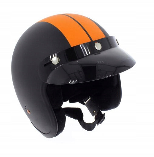 Helmet with extra small shell black gloss Bandit Jet RG Race XL EAN (GTIN) 0305390570387