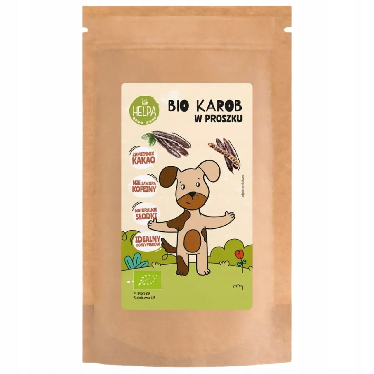 Helpa Bio Karob Powder Organic Healthy Replacement For Cocoa 200 g