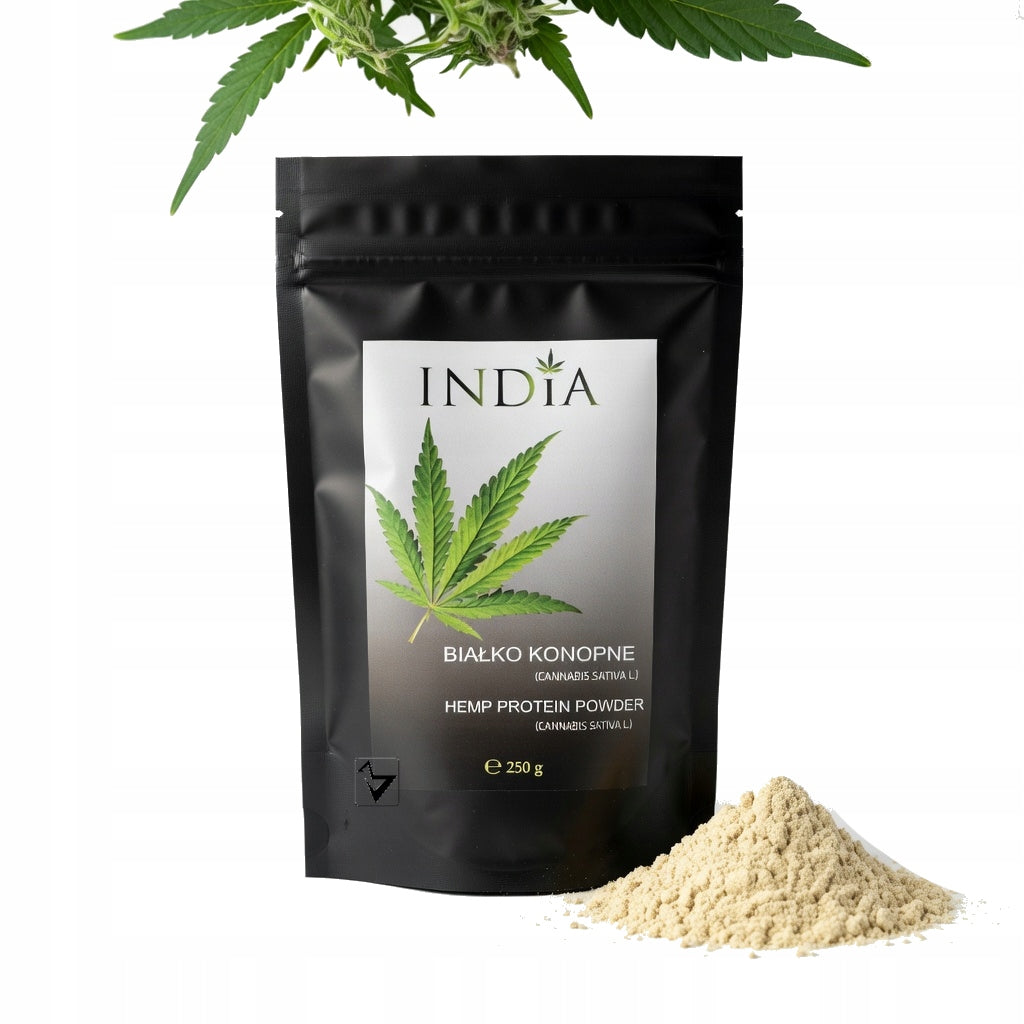 Hemp Protein INDIA 250g 41% Vegetable Proteins Without Gluten Vegan
