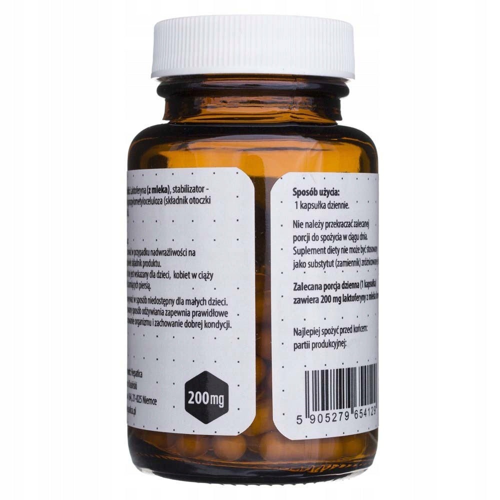 Hepatica Lactoferrin Forte 60 capsules Brand Hepatica