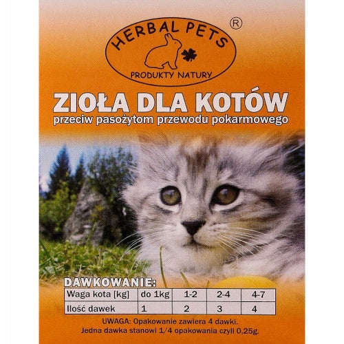 Herbal Pets HERBS AGAINST PARASITES FOR CATS 1g