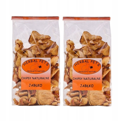 Herbal Pets Natural Chips Apple X2 Set