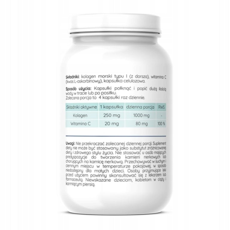Herbalab Marine Collagen 100 capsules hair skin Manufacturer code 5907541624069