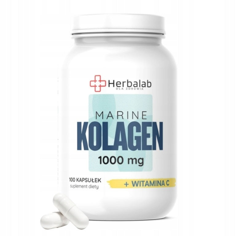 Herbalab Marine Collagen 100 capsules hair skin