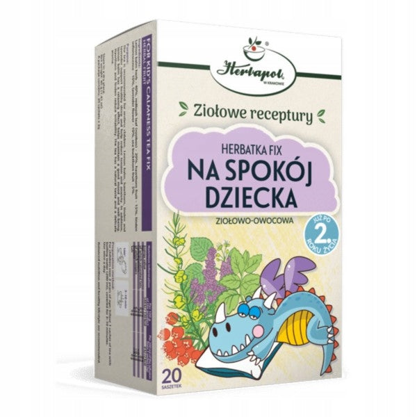 Herbapol Herbal and Fruit TEA FIX FOR CHILDREN'S PEACE OF MIND 20 sachets