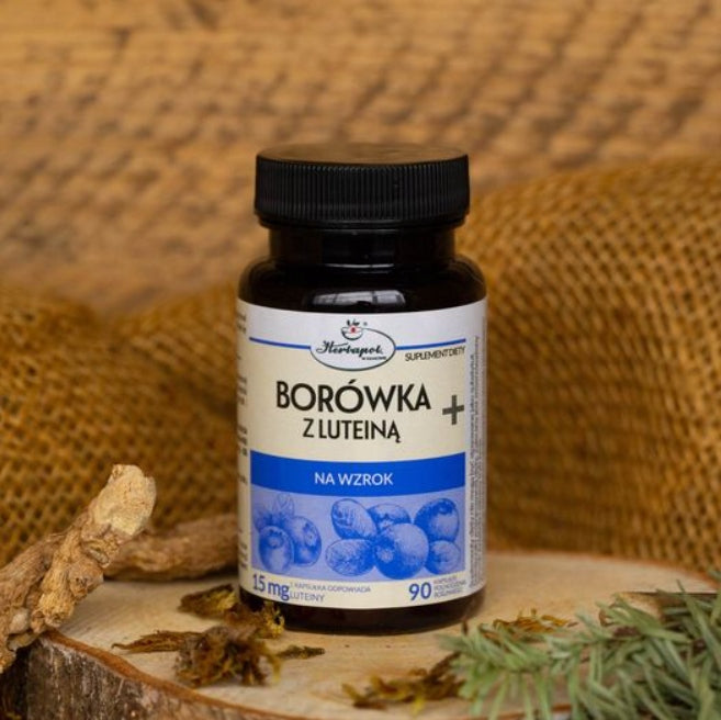 Herbapol Kraków Blueberry with lutein for vision 90 capsules Manufacturer code 5903850016717