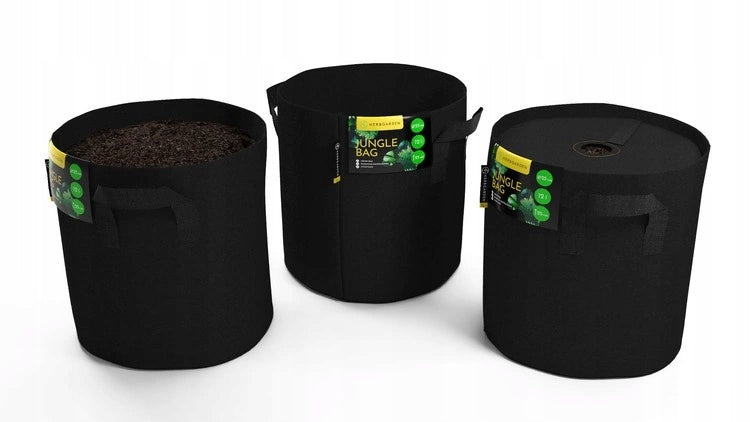 Herbgarden Jungle Bag Round 12L - material pot 25x25xh25cm Material felt
