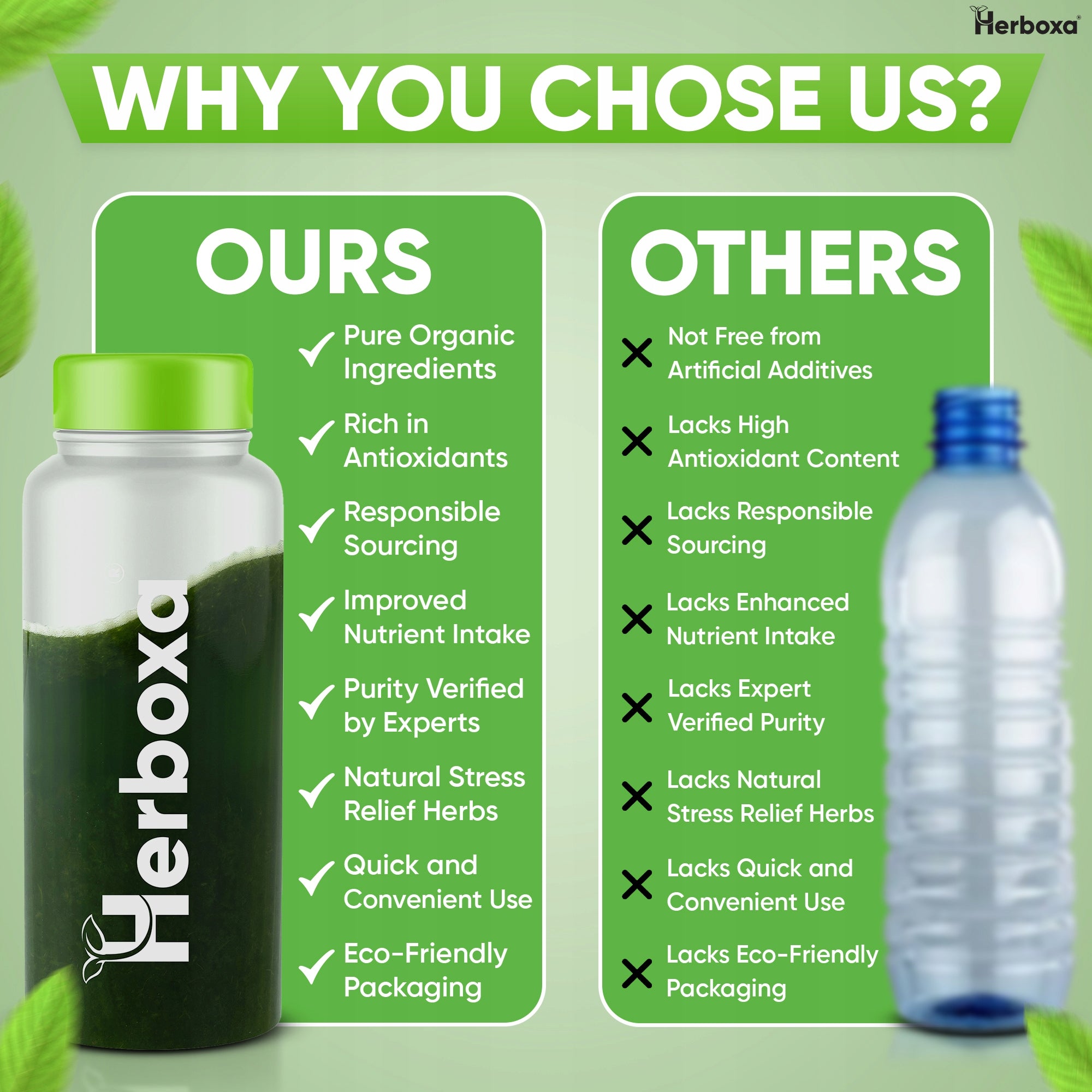 Herboxa BUTELKA - 400 ml Color green