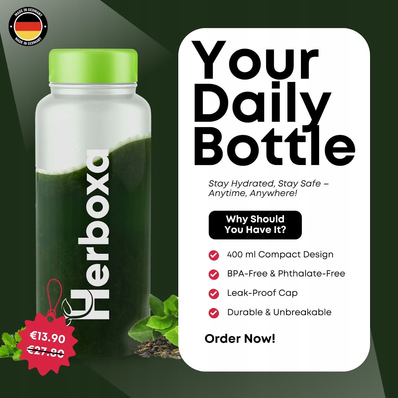 Herboxa BUTELKA - 400 ml Packaging status original