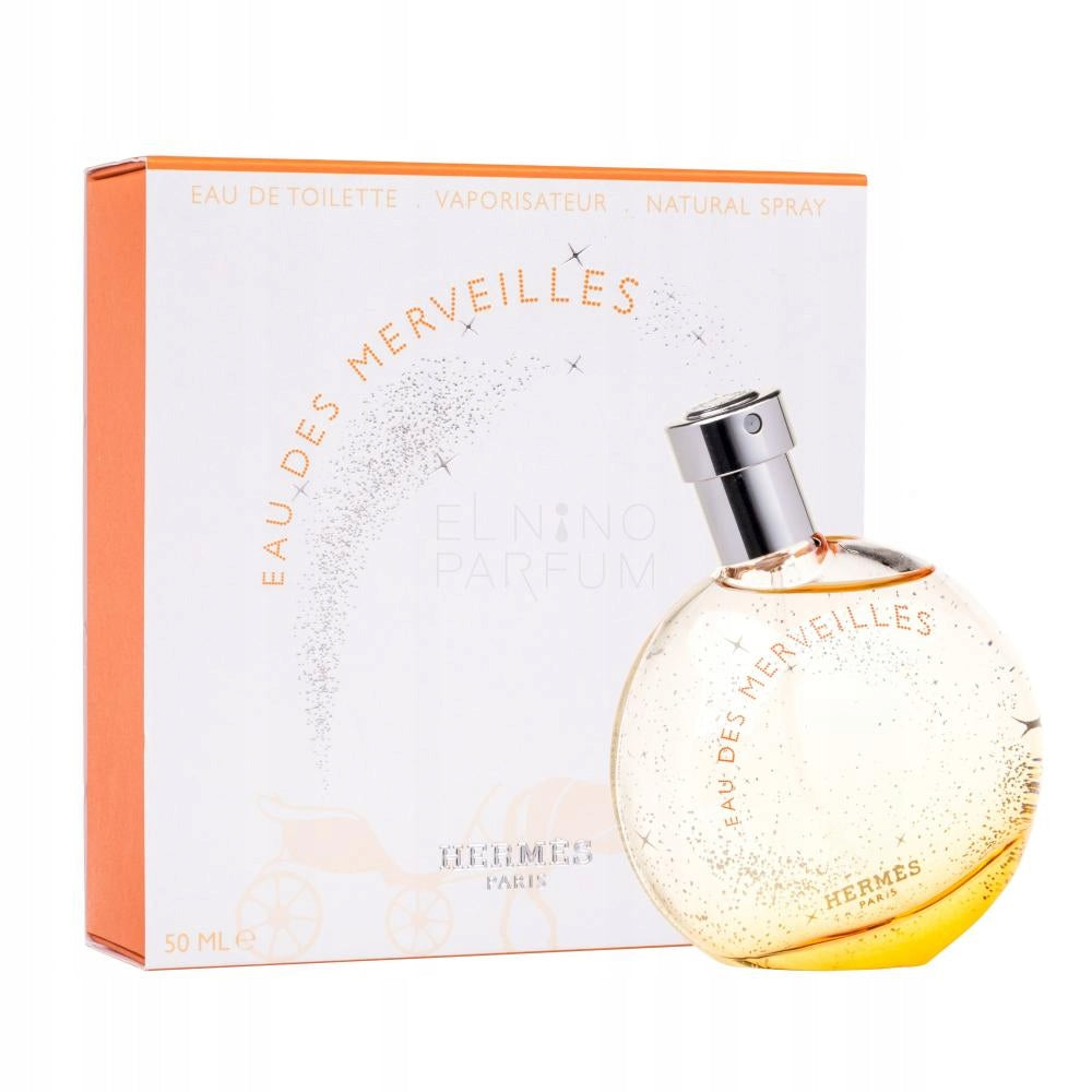 Hermes Eau Des Merveilles 50ml EDT Eau De Toilette Women's Perfume For Women