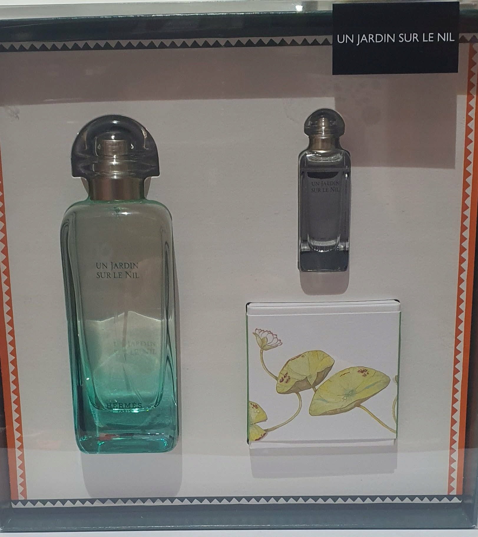 Hermes Un Jardin Sur Le Nile 100 ml EDT + 7,5ml EDT + soap 50g old 2022 Packaging status original