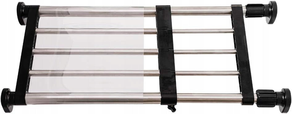 Hershii Telescopic Expansion Shelf 40-60 cm For Wardrobe Black
