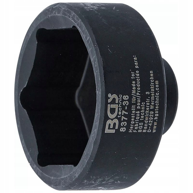 Hexagonal oil filter wrench Ø 36 mm, BGS 8377-36