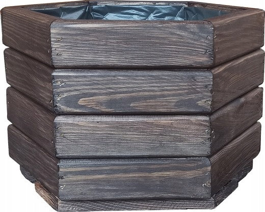 Hexagonal planter 40 cm Heavy 4 kg Ready Brand no brand