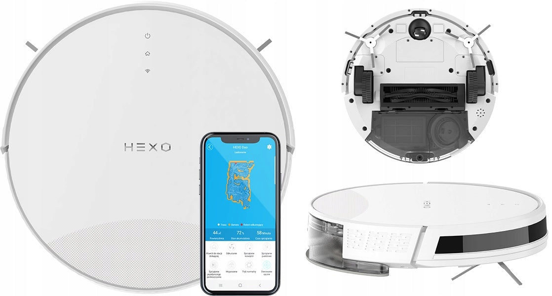Hexo DUO 2in1 robot – vacuuming and mopping function