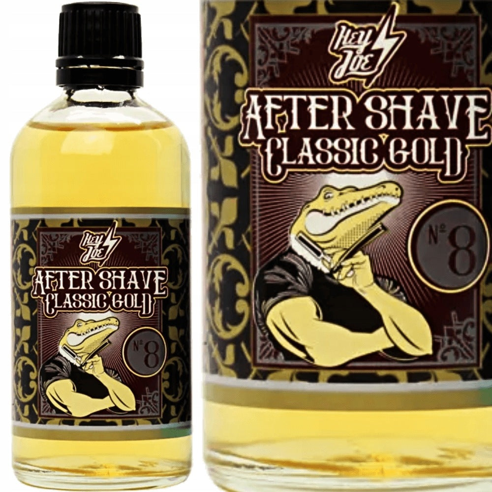Hey Joe - Aftershave No.8 Classic Gold - Aftershave 100ml Brand Hey Joe
