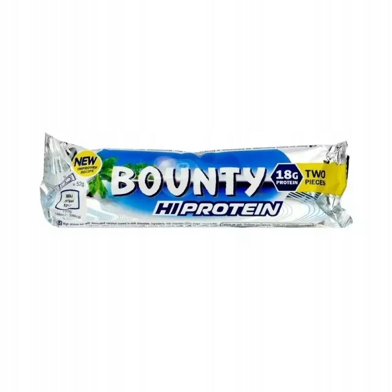 Hi Protein Bounty Bar 18g Protein Bar 52g