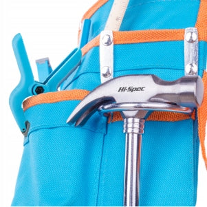 Hi-Spec 16pc Blue Kids Real Metal Hand Tool Kit Set & Child Size Tool Belt Number of items in the set 16