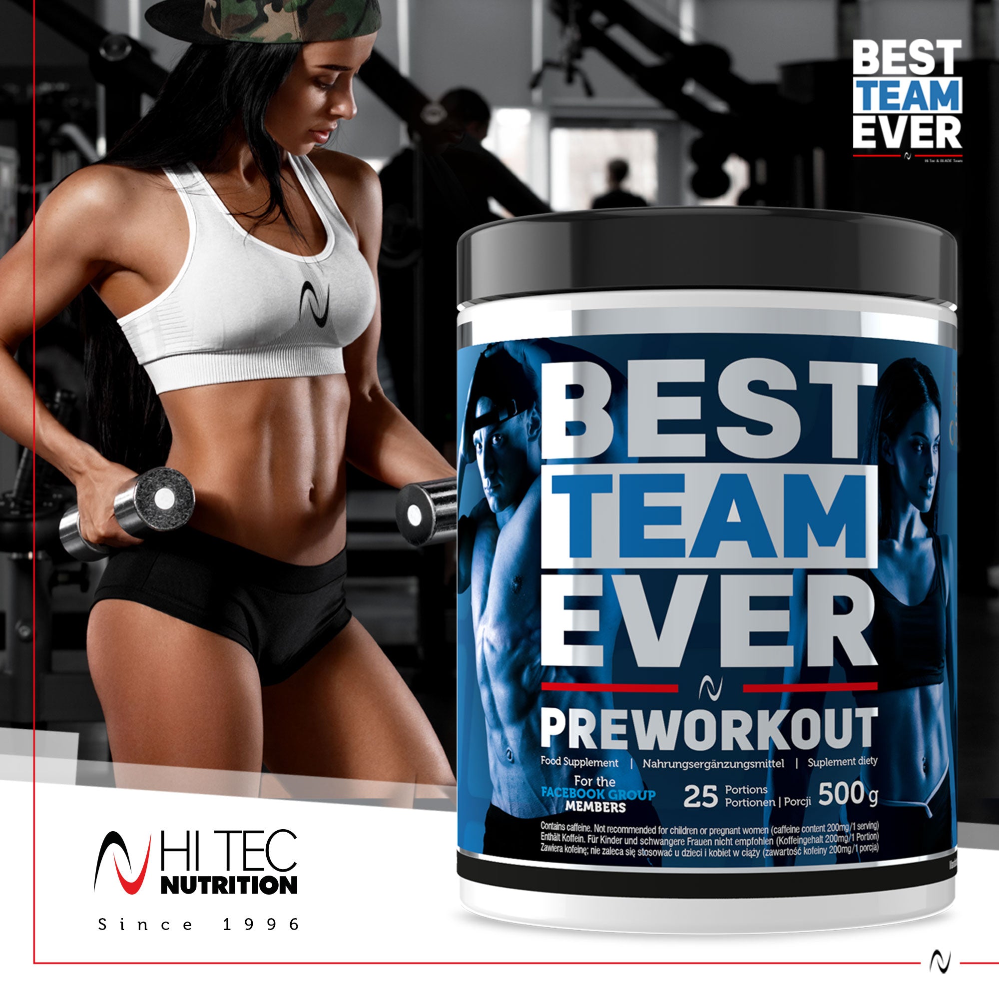 Hi TEC BTE Preworkout 500g Orange Manufacturer code 5907534286441