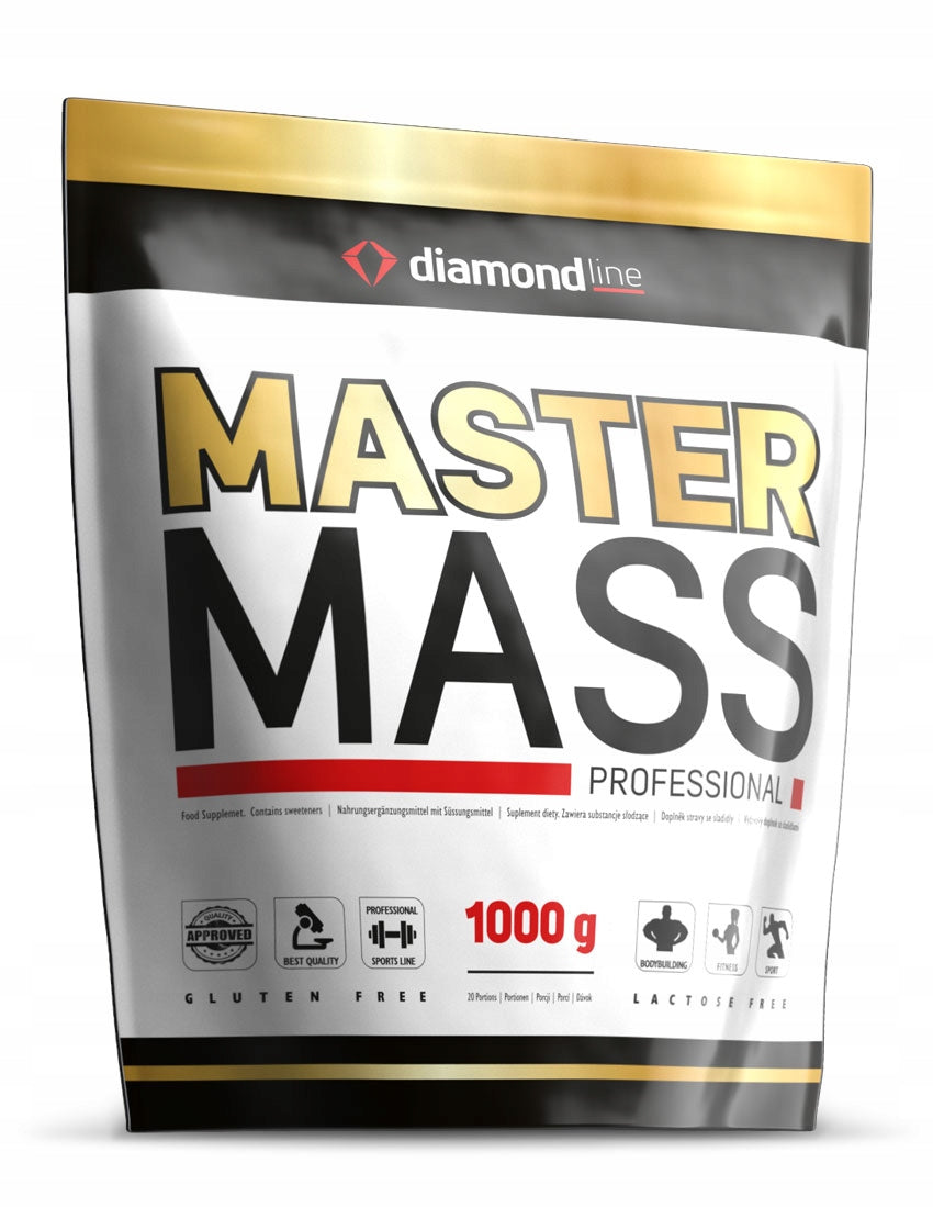 Hi TEC DIAMOND LINE MASTER MASS 1000g GAINER WEIGHT GAIN SUPPLEMENT
