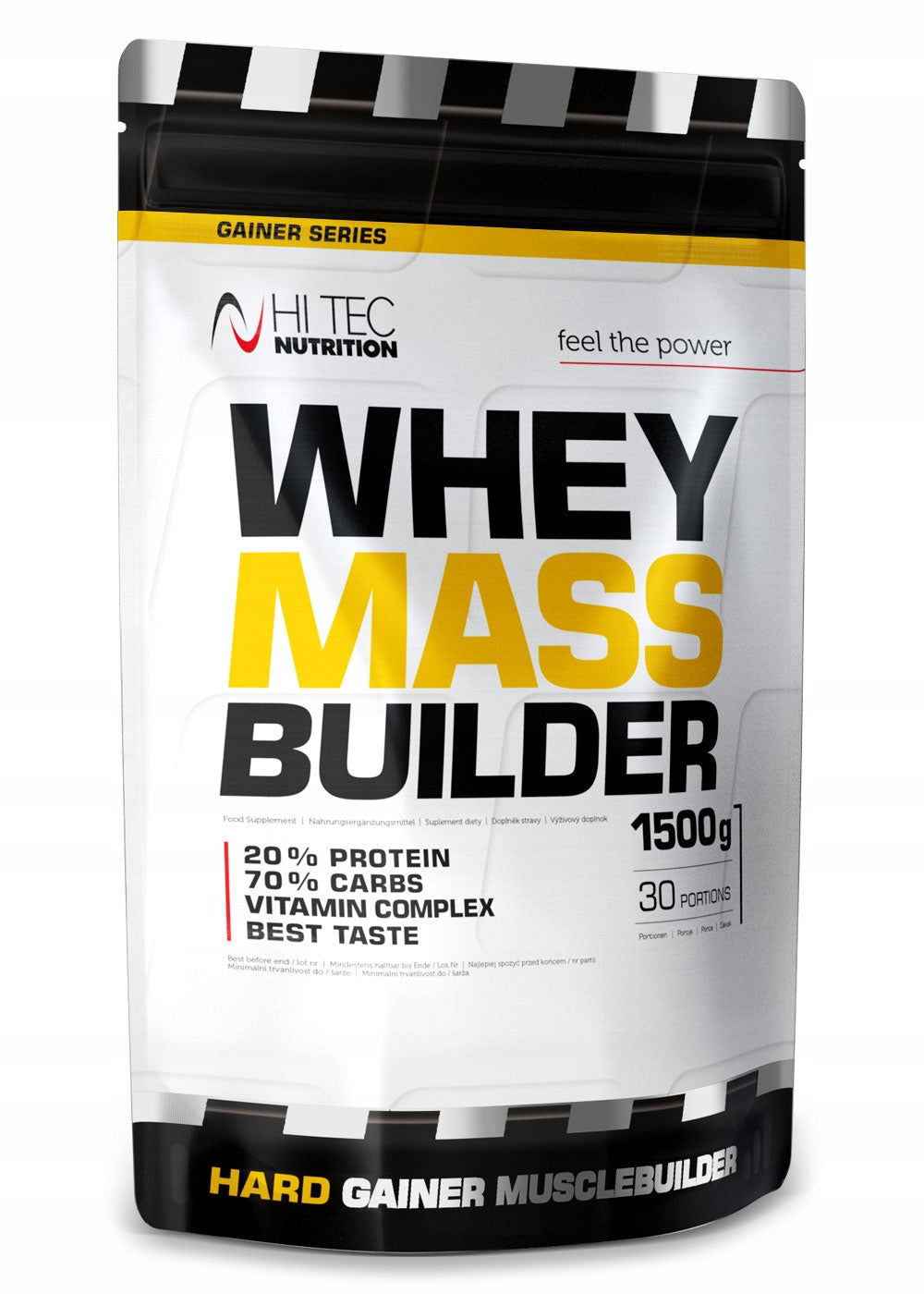 Hi TEC Whey Mass Builder - 1500g Weight Gainer XXL