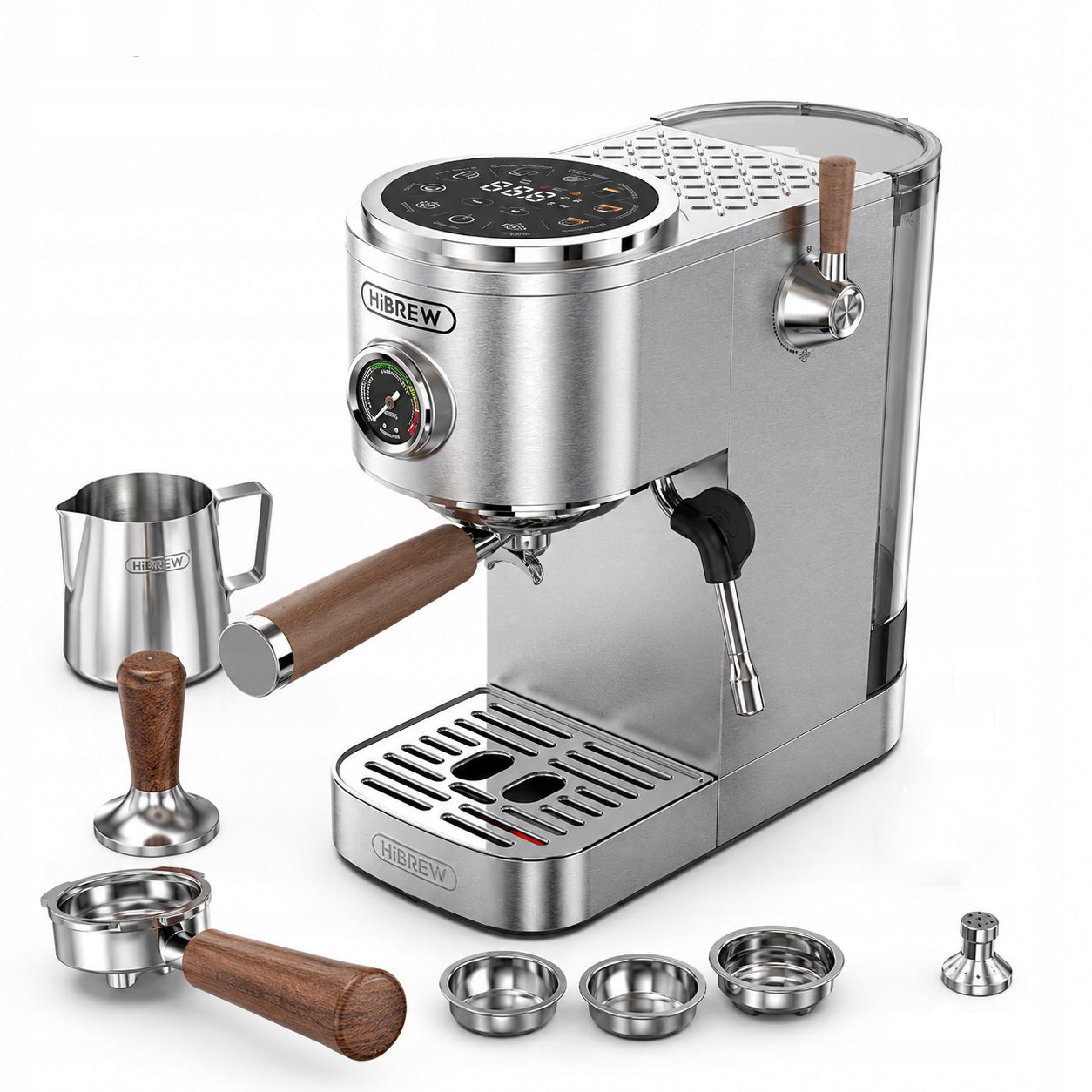 HiBREW H13 DUAL BOILER 58MM TOUCHSCREEN COLD BREW 2100W