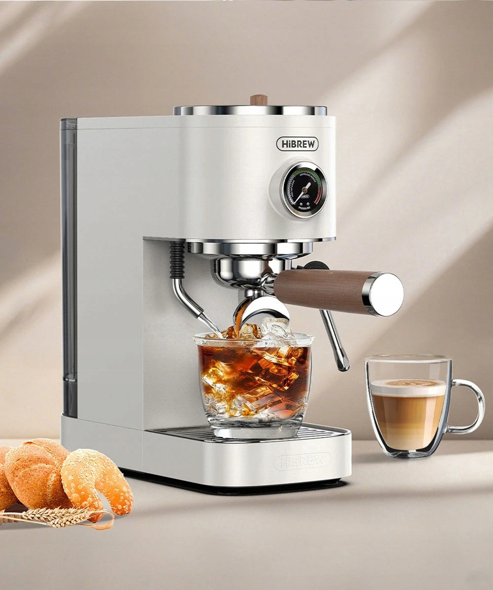 HiBREW H13 Dual Boiler Coffee Machine 20Bar Touchscreen Espresso Maker Packaging status original