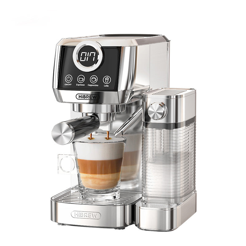 HiBREW H13A 20Bar Semi Automatic Coffee Machine Stainless Steels 1350w 1.3L