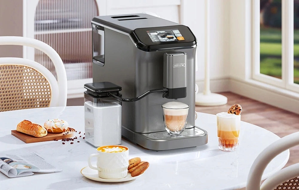 HiBREW H16 Fully Automatic Espresso Machine Cappuccino With Grinder 20 bars Manufacturer code HiBREW H16 cs hmy