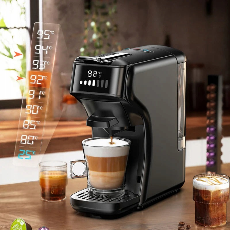 HiBREW H1B 6 in 1 Capsule Coffee Machine 20Bar Espresso Maker Packaging status original